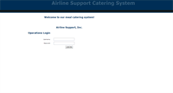 Desktop Screenshot of airlinesupportcatering.com